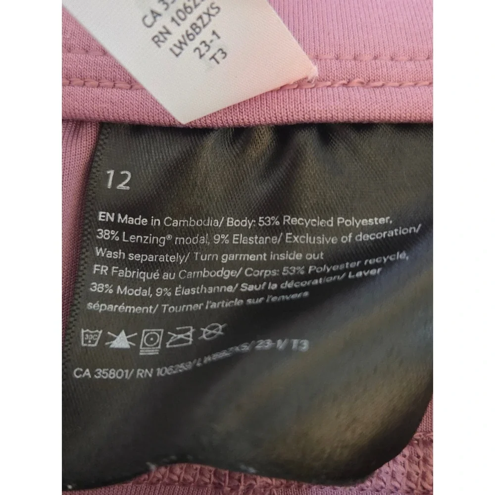 Lululemon Softstreme Cropped Pant 12 Velvet Dust High-Rise Straight Yoga LW6BZXS